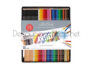 Художествен комплект Artist Studio Line, 72 броя, метална кутия