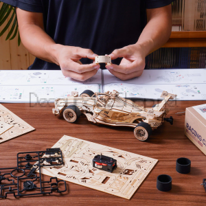 ROBOTIME 3D ДЪРВЕН ПЪЗЕЛ RACING CAR 246 ЧАСТИ LK505