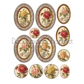 ОРИЗОВА ХАРТИЯ за  ДЕКУПАЖ STAMPERIA А4 - DFSA4083