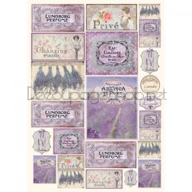 ОРИЗОВА ХАРТИЯ за  ДЕКУПАЖ STAMPERIA А4 -DFSA4107 