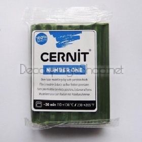 CERNIT NUMBER ONE - №1 МАСЛИНЕНО ЗЕЛЕН 56 gr Полимерната глина