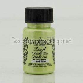 CADENCE  Акрилна боя супер металик 50ml - Dora - APPEL GREEN 161