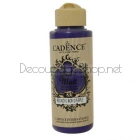 CADENCE АКРИЛНА БОЯ STYLE MATT 120 МЛ. - DARK PURPLE 9021