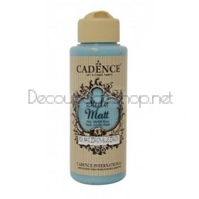 CADENCE АКРИЛНА БОЯ STYLE MATT 120 МЛ. - BLUE ZIRCON 9031
