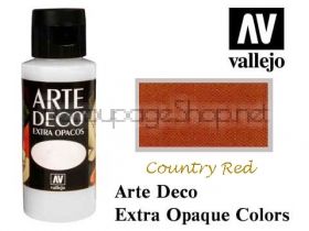 ACRYLICOS VALLEJO S.L. Arte Deco акрил, СУПЕР МАТ, 60мл - COUNTRY RED