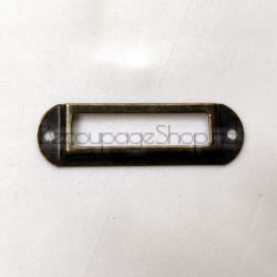 МЕТАЛНА ТАБЕЛКА за НАДПИС или ИМЕ - СРЕДНА - 70 х 22мм