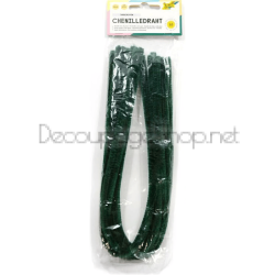 FOLIA ВЕЛУРЕНА, ПЛЮШЕНА ТЕЛ 8 ММ. 50 СМ. 10БР. - ТЪМНО ЗЕЛЕНО