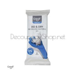 Глина за моделиране CREALL Do+Dry, 500 g,бяла
