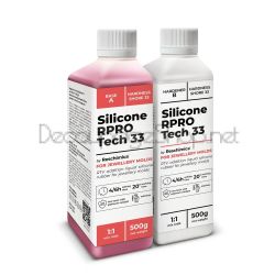 R PRO TECH 33  - ПРОФЕСИОНАЛЕН СИЛИКОН ЗА МОЛДОВЕ (КАЛЪПИ) ЗА БИЖУТЕРИЯТА (33 shoreA) - 1kg