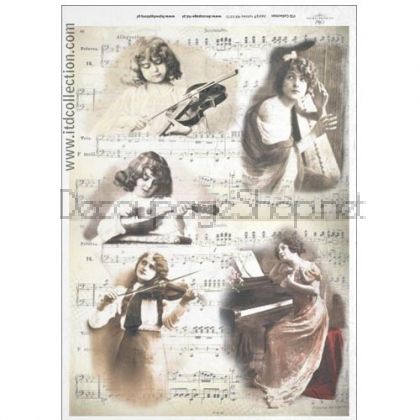 ITD COLLECTION ДЕКУПАЖНА ОРИЗОВА ХАРТИЯ А4 - R0373