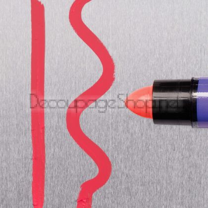 Твърд Маркер : Sakura Solid Marker : Slim : Червен