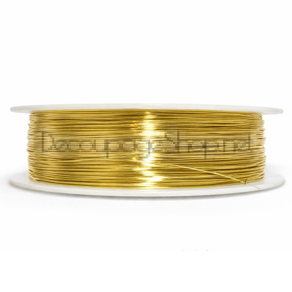Тел месинг, цвят злато 0,8мм/2,5м