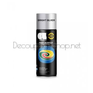 Спрей боя Cosmos Lac Fast Acrylic - 9006 СРЕБЪРЕН BRIGHT SILVER ГЛАНЦ