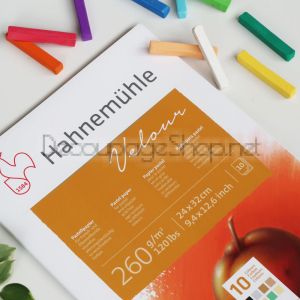 HAHNEMUHLE СКИЦНИК VELOUR 260 GSM, 24/32 CM, 10 ЛИСТА РАЗЛИЧНИ ЦВЕТОВЕ