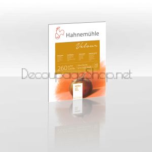 HAHNEMUHLE СКИЦНИК VELOUR 260 GSM, 24/32 CM, 10 ЛИСТА БЕЛИ