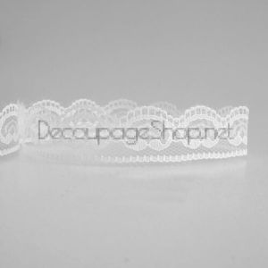 ДАНТЕЛА, мини Виена 20мм/ 9м бяло (20/50/5002-1/14)