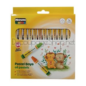 Маслени пастели Nova Color 24 цвята